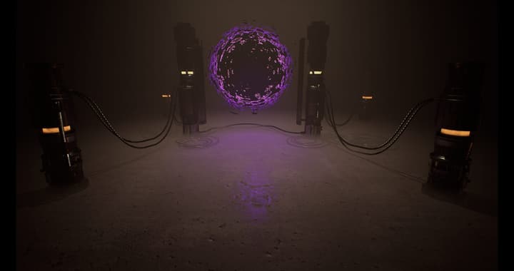 Machines feeding the portal